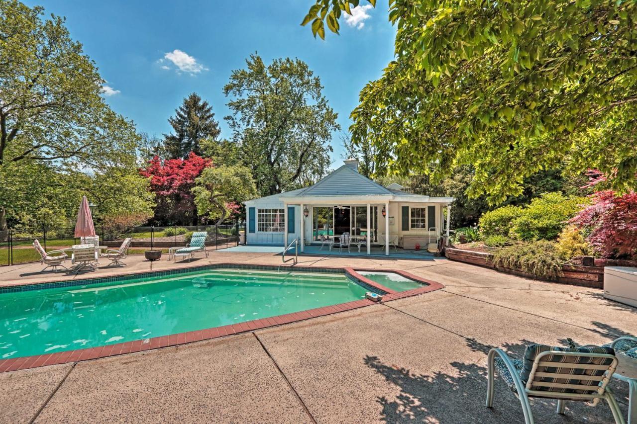 Morgan Hughes Homestead With Game Room And Pool! Lansdale Luaran gambar